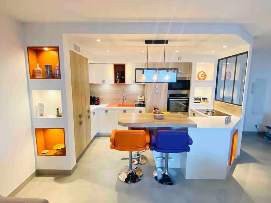 Apartamento Luxueux T3 Piscine Et Vue Somptueuse Sète Exterior foto