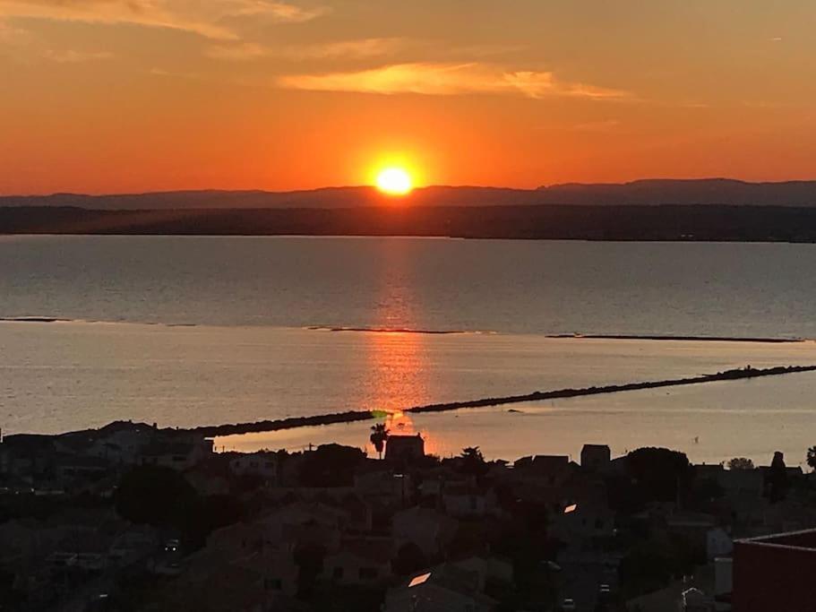 Apartamento Luxueux T3 Piscine Et Vue Somptueuse Sète Exterior foto